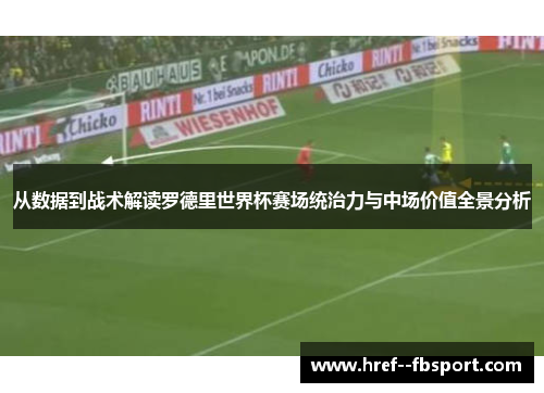 从数据到战术解读罗德里世界杯赛场统治力与中场价值全景分析